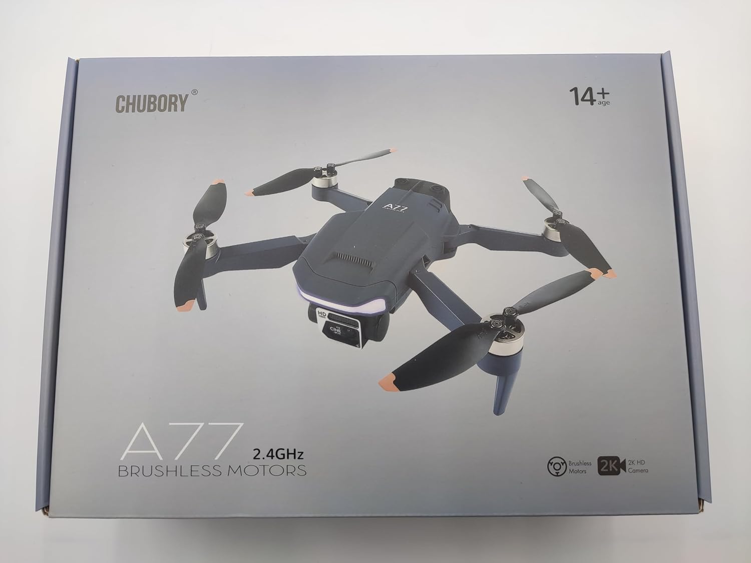 Enduring Brushless Motor Drone with 84 Mins Super Long Flight Time, Drone with 4K HD Camera for Beginners, CHUBORY A77 WiFi Quadcopter, Follow Me, Auto Hover, A77-UK-240508-9