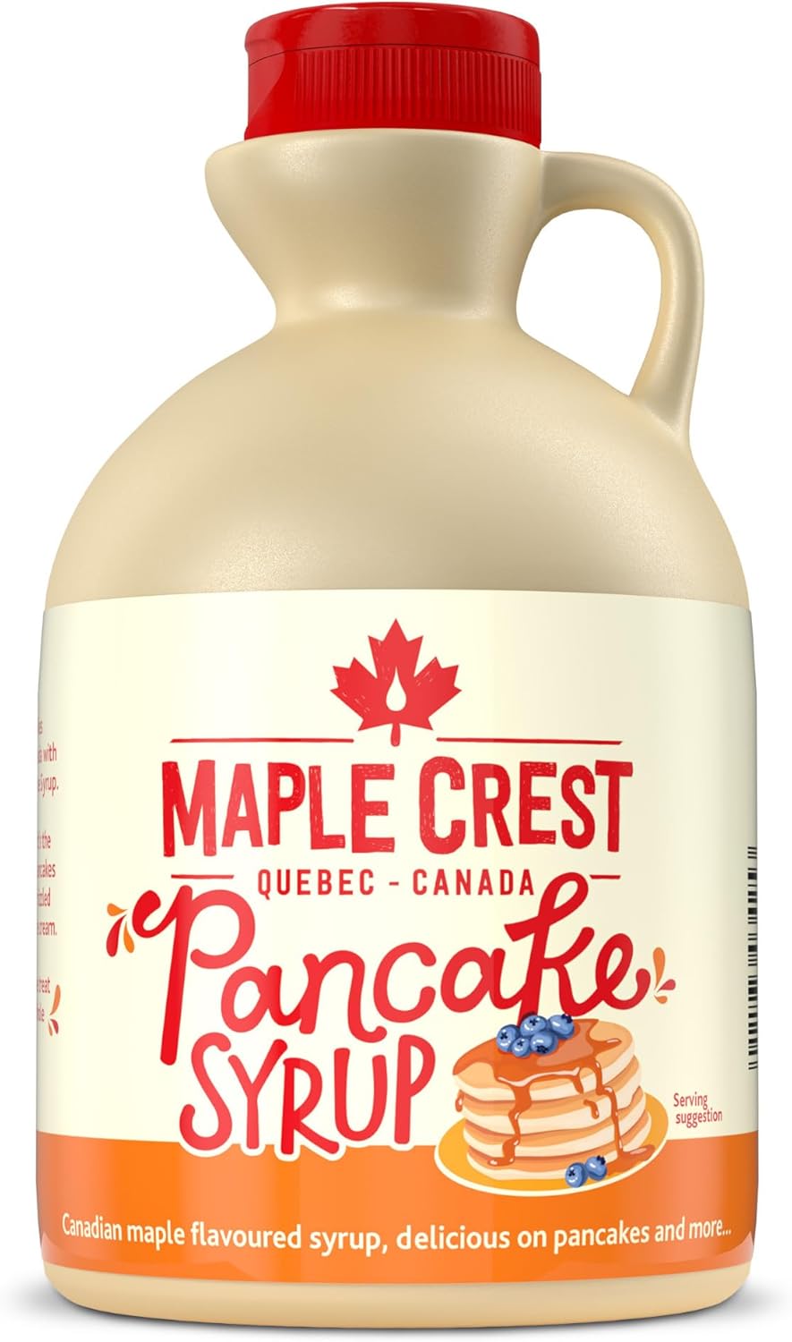 Maple Crest Pancake Syrup | Canadian Maple Flavour 1Ltr (1 Pack)-0