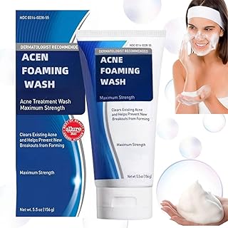 Acne Foam Wash,Acne Foaming Wash,Mild Daily Facial Cleanser for Deep Pore Cleansing,Face Wash Women,Mild Cleansing,Cleansing Foam,Exfoliating Face Wash,Foaming Cleanser,Facial Wash,Cleansing Foam