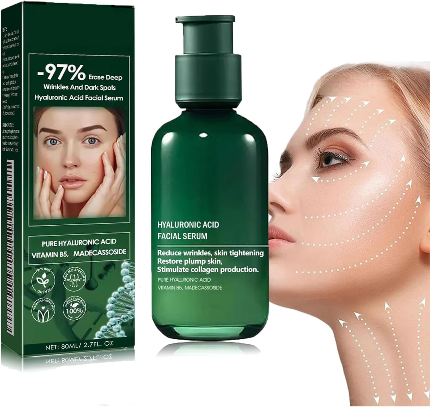 Fubstarm Skin Firming Rejuvenating Serum, Fubsta Skin Firming Serum, Fubsta Firming Serum, Revitalizing Moisturizes and Plumps skin, Fubsta Hyaluronic Acid For All Skin Types (1PC)-0