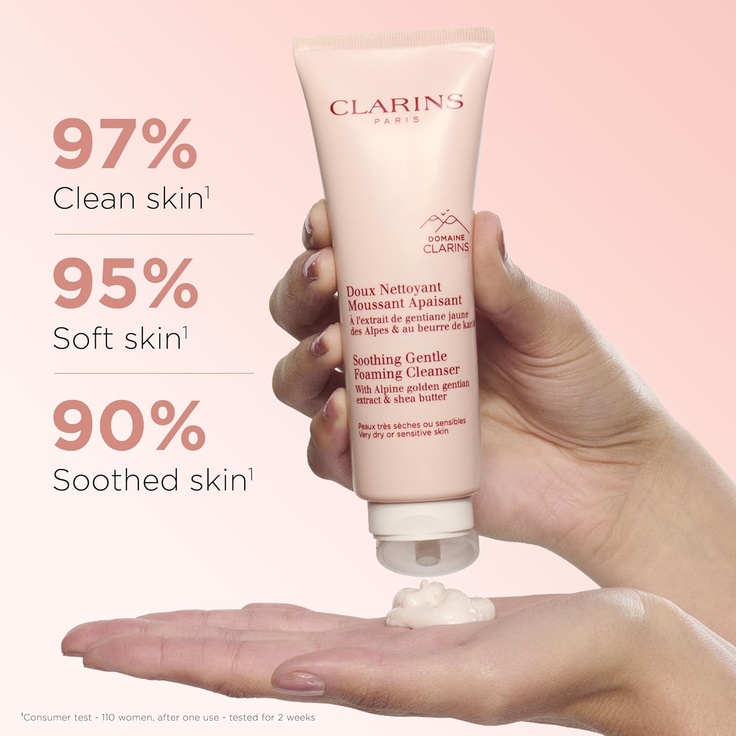 Clarins Soothing Foaming Cleanser 125ml-1