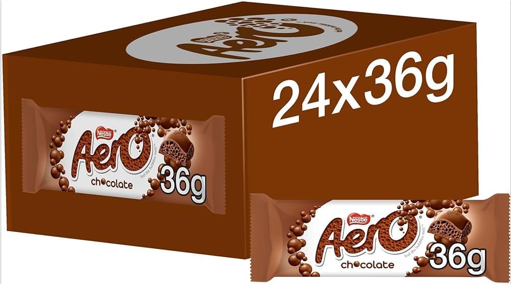 Aero's Milk Chocolate 36g Bars (48 Bars)-0