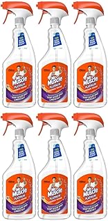 Mr Muscle Platinum Shower Shine Spray Prevents Soap Scum & Limescale 750ml 6 Pack with Welari Thank You Card | 6 Pack | 6 x 750ml