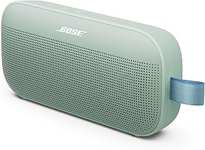 Bose SoundLink Flex Portable Bluetooth Speaker (2nd Gen), Portable Outdoor Speaker with Hi-Fi Audio, Up to 12 Hours Battery Life, Waterproof and Dustproof, Alpine Sage - Limited Edition