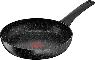 Tefal Titanium Stone Frying Pan 24 cm, High-Performance Non-Stick Coating, Metal Spatula Safe, All Stovetops Including Induction, E1050445