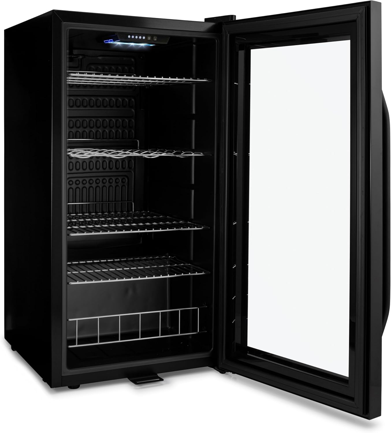 Subcold Ace90 LED Touch Control Beer Fridge With Glass Door | Premium Drinks & Wine Fridge | Black Alu Handle, Auto Defrost, Lockable | 91 Cans | Ideal for Home Bar Undercounter-2