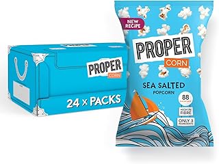 PROPERCORN Lightly Sea Salted Popcorn, 24 x 20g