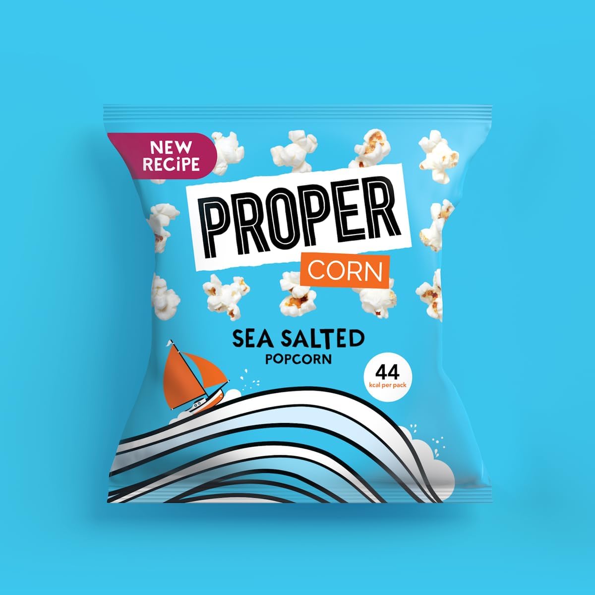 PROPERCORN Lightly Sea Salted Popcorn, 24 x 20g-1