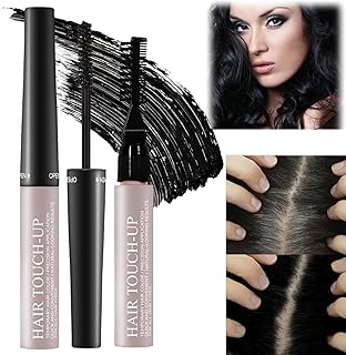 Root Touch Up Black,Grey Hair Cover Up,Hair Root Colour Touch Up,Semi-Permanent Hair Dye Temporary Brush on Colour,Grey Hair Cover Up,Hair Dye Spray,Touch Up Hair Dye,Hair Root Powder,Dark Hair Dye