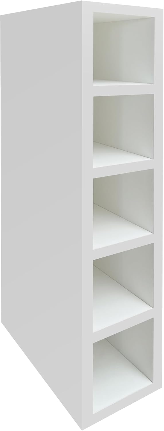 highdecora Wine Rack Cabinet Base or Wall Unit Made with 18mm MFC for Kitchen, Leaving room, Hotel, Restaurant. (Platinum White)-0