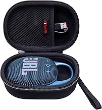 XANAD Hard EVA Case for JBL Clip 5 Portable Bluetooth Speaker Box Pro Sound (Black)