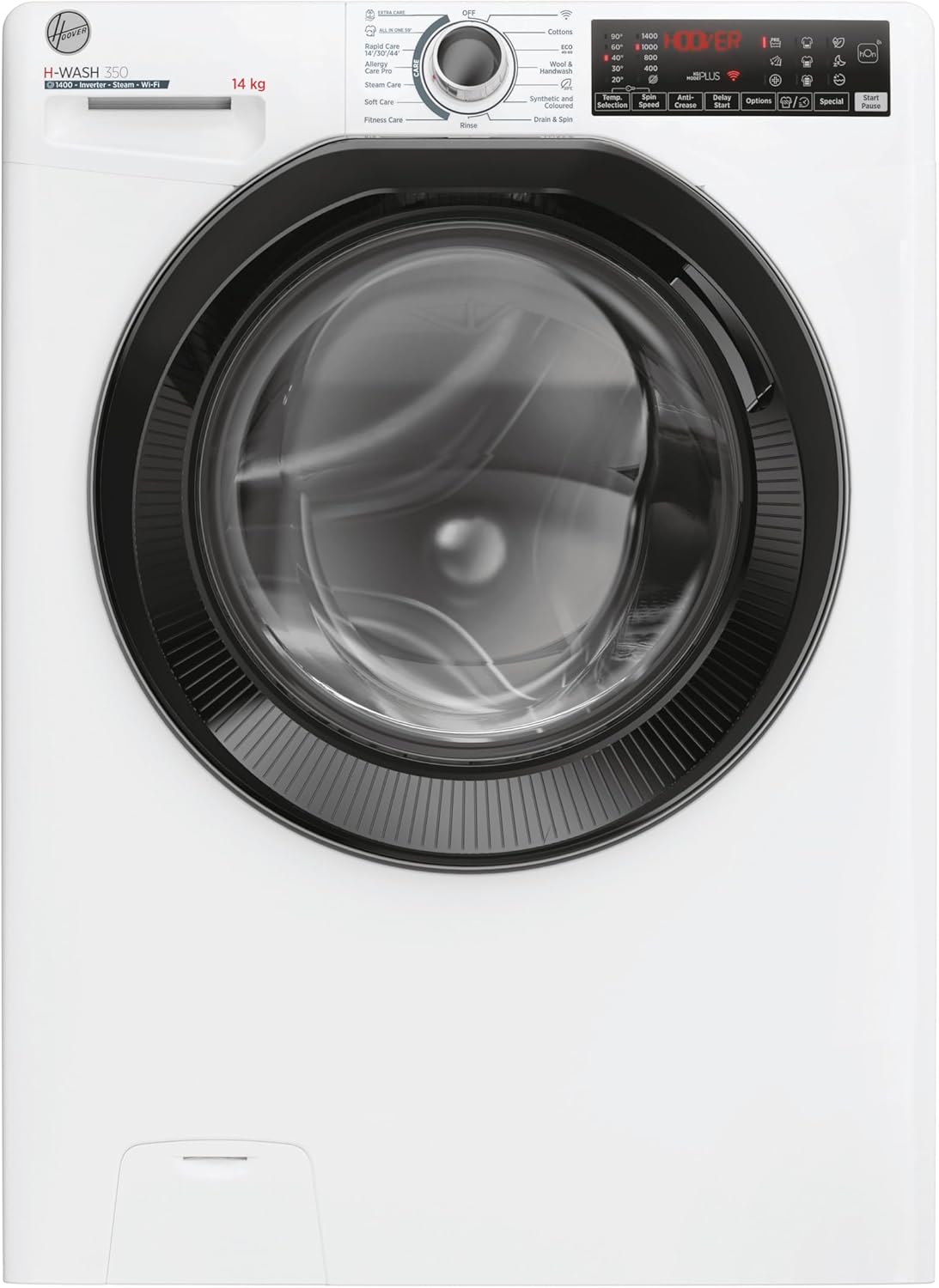 Hoover H-WASH 350 H3WPS4146TAMB-80 14kg Washing Machine, A Rated, White-0