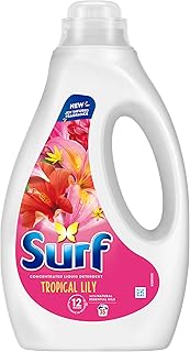 Surf Tropical Lily Laundry Washing with a joy-infused fragrance & natural essential oils lasting up to 12 hours in wear Liquid Detergent for brilliantly clean results 35 washes