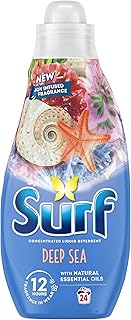 Surf Deep Sea Laundry Washing with a joy-infused fragrance & natural essential oils lasting up to 12 hours in wear Liquid Detergent for brilliantly clean results 24 washes