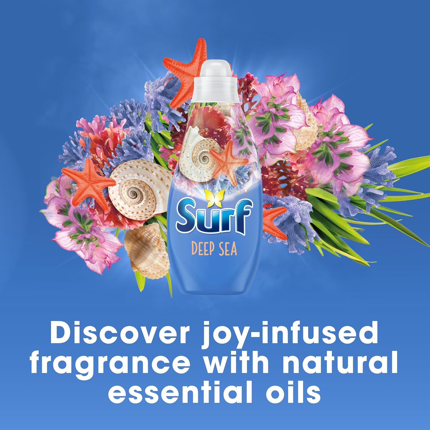 Surf Deep Sea Laundry Washing with a joy-infused fragrance & natural essential oils lasting up to 12 hours in wear Liquid Detergent for brilliantly clean results 24 washes-1