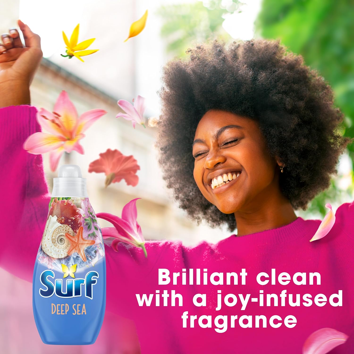 Surf Deep Sea Laundry Washing with a joy-infused fragrance & natural essential oils lasting up to 12 hours in wear Liquid Detergent for brilliantly clean results 24 washes-2