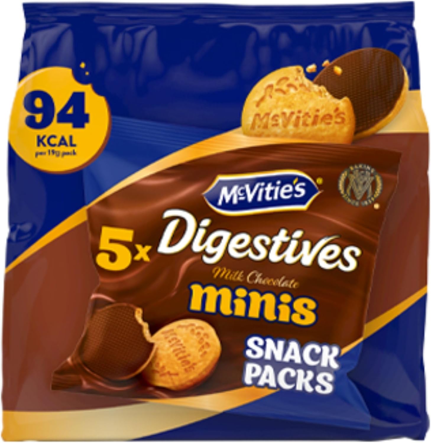 Biscuit Snack Pack Bundle With McVities Mini Chocolate Digestives 5 x 19g (3 Pack)-2