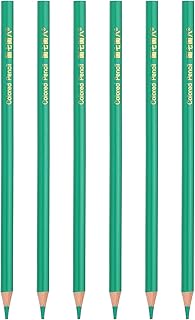 PATIKIL PATIKIL Sapphire Green Colored Pencils Set,6 Pcs Oil Color Pencils Wooden Coloring Drawing Pencil for Artists Art Painting