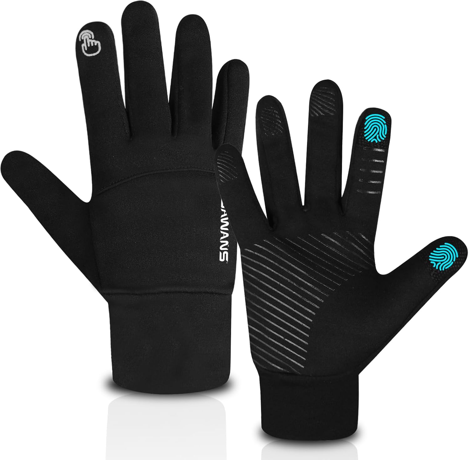 SAWANS Winter Gloves Men Women Touchscreen Running Gloves Non-Slip Grip Soft warm Thermal Sports Gloves Elastic Cuff Windproof Driving Cycling Climbing Outdoor Skiing Hiking-0