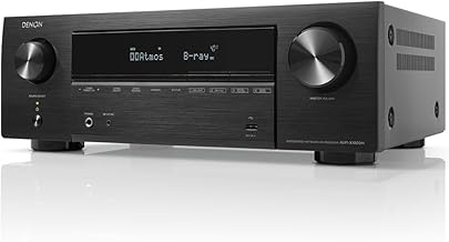 Denon AVR-X1800H 8K AV Receiver, 7.2ch Home Cinema Amplifier, Dolby Atmos, DTS:X, Dolby Surround Sound, and DTS Neural:X, Audyssey Room Correction, Bluetooth, AirPlay 2 and HEOS Built-in