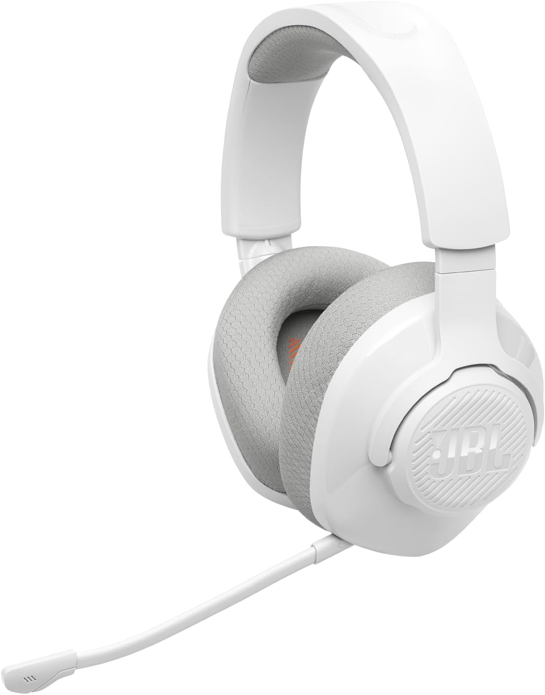 JBL Quantum 360 Wireless Over-Ear Gaming Headphones with 2.4GHz/Bluetooth Dual Wireless Connection, 22H Battery, Multiplatform Compatible, Detachable Mic with Mute Option, in White-0