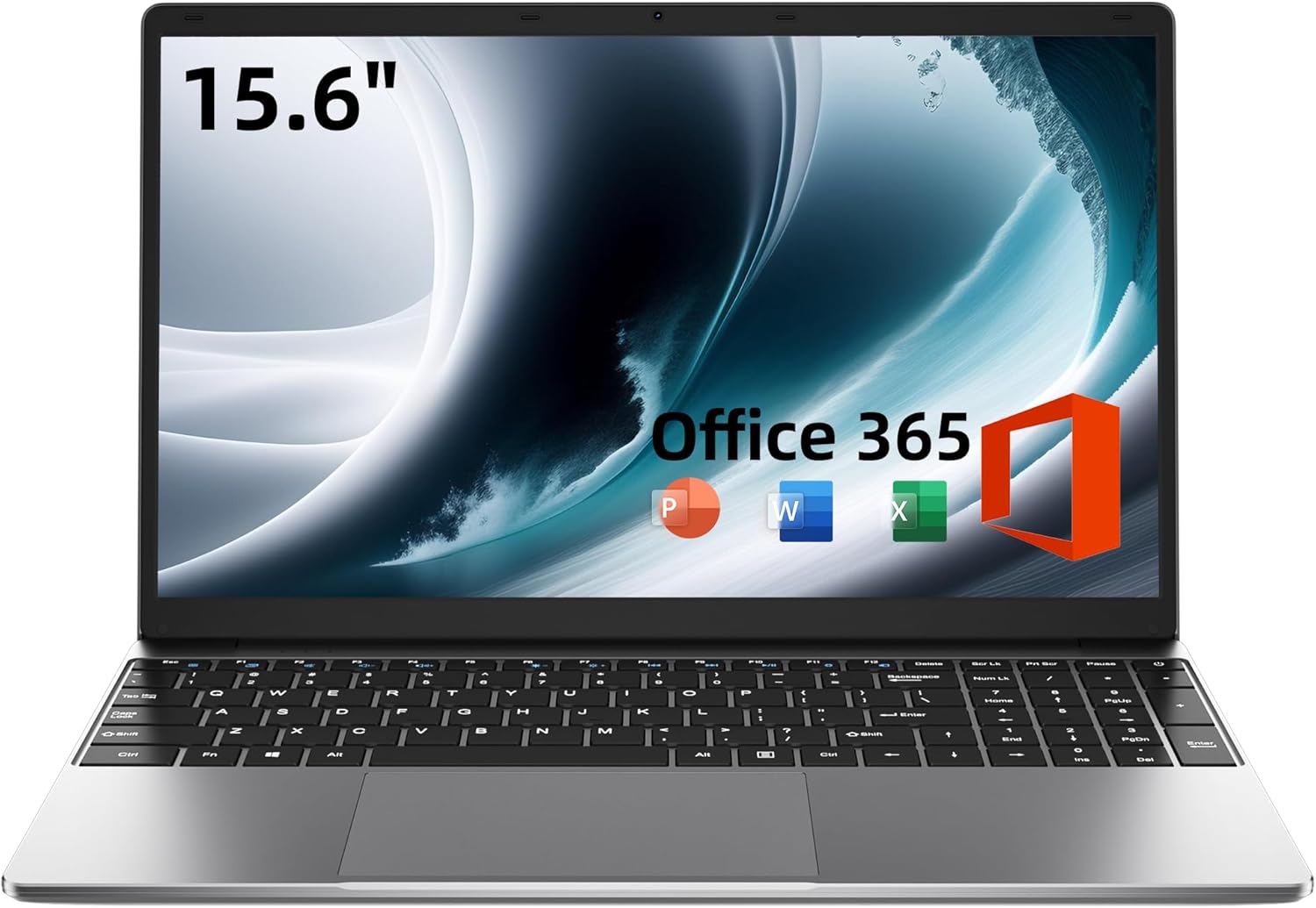 jumper Laptop, 15.6 inch Full HD Display, 4GB DDR4 RAM 128GB SSD, 5205U Processor, 38Wh Battery, Dual Stereo Speakers, USB3.0, Office 365 1-Year Subscription, Keyboard Film UK.-0