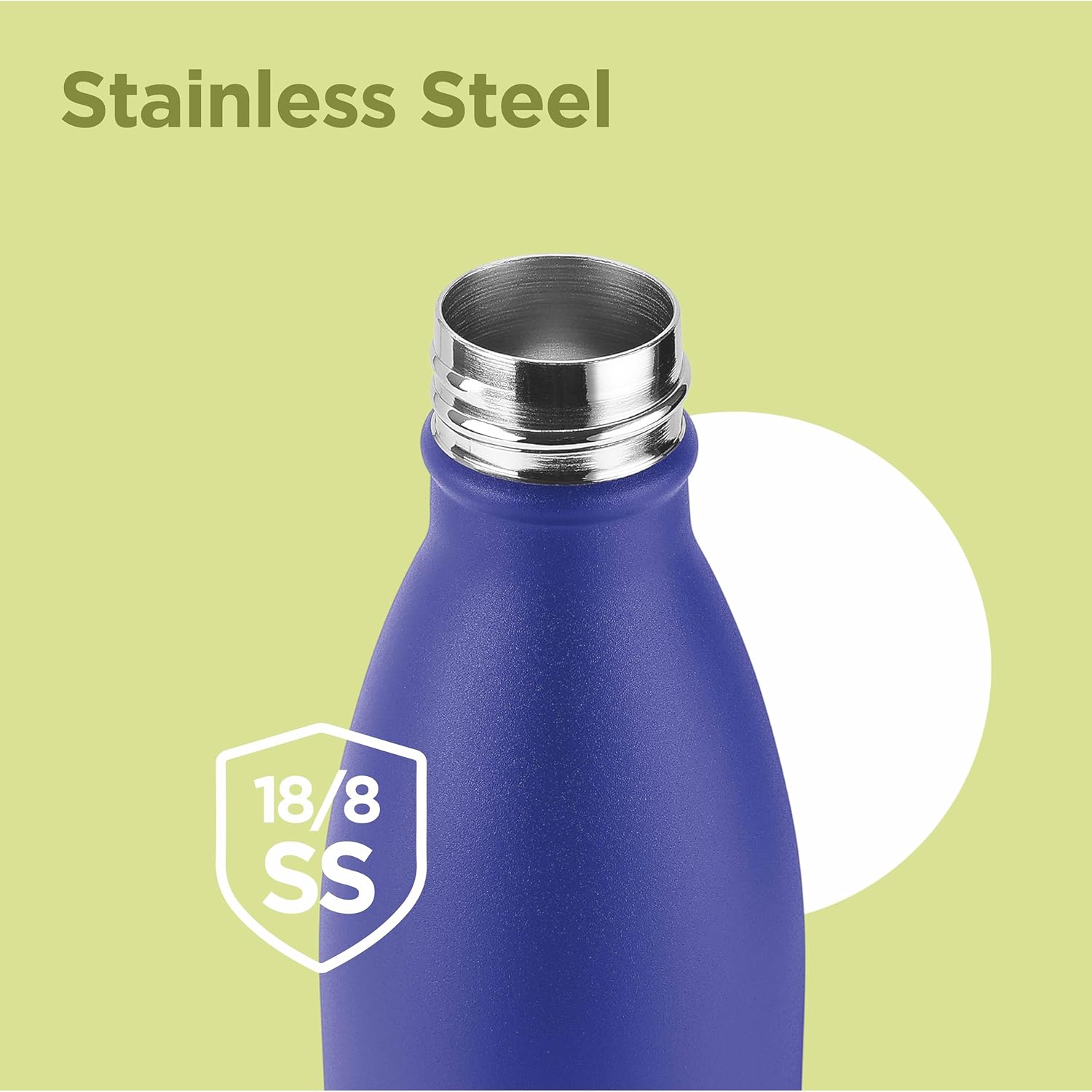 Milton 26 oz Stainless Steel Water Bottle with 2 Lids, Double Walled Vacuum Insulated,Flask for Hot and Cold Drinks, Leakproof Design, Dishwasher Safe, Ideal for Sports, Gym & Travel, Larvik-4