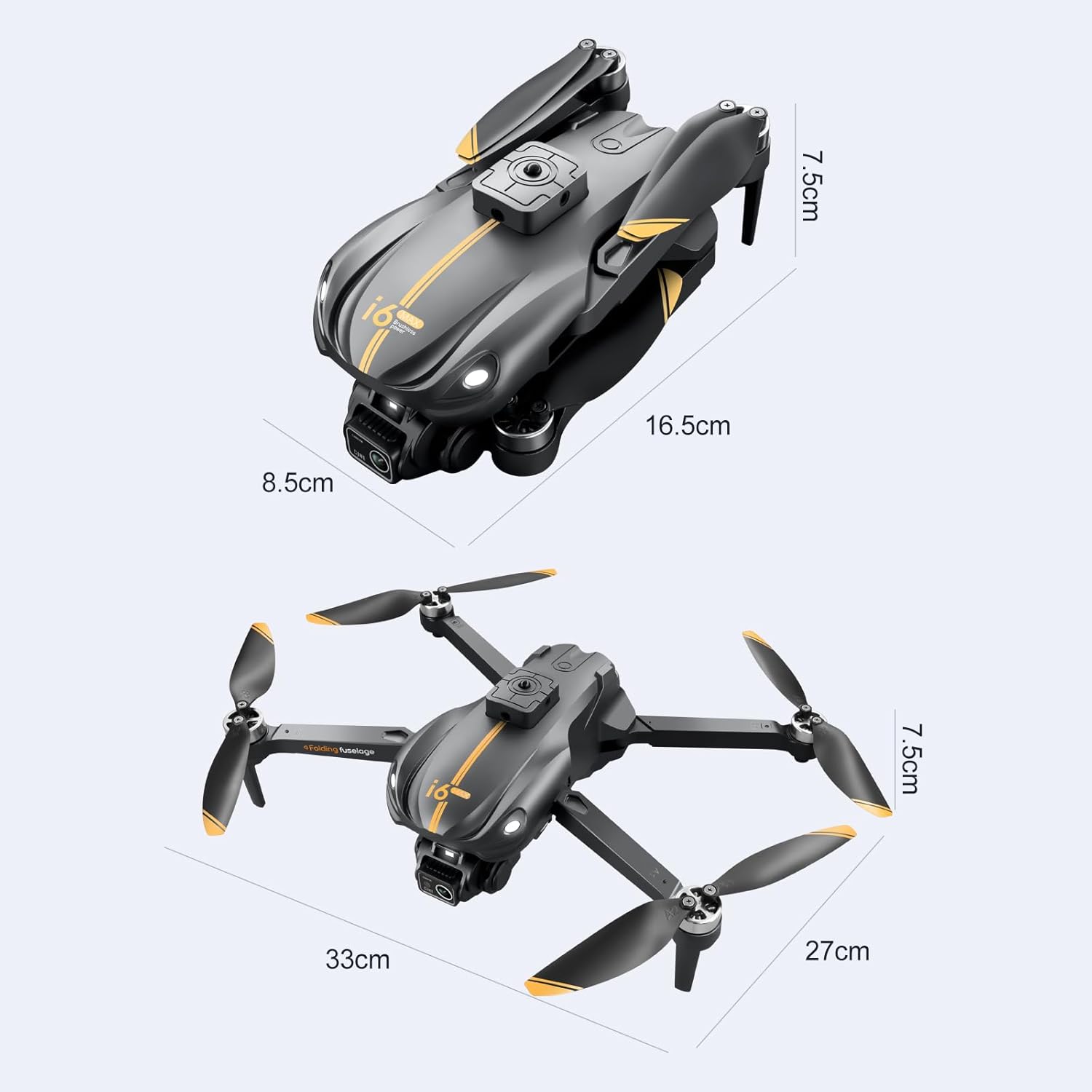 Drone with Camera for Adults, 1080P HD Camera, Drone for Beginners with Altitude Hold, 4 Way Obstacle Avoidance, Gestures Selfie, Speed Adjustment, Headless Mode, 3D Flips, 3 Modular Batteries (Black)-8