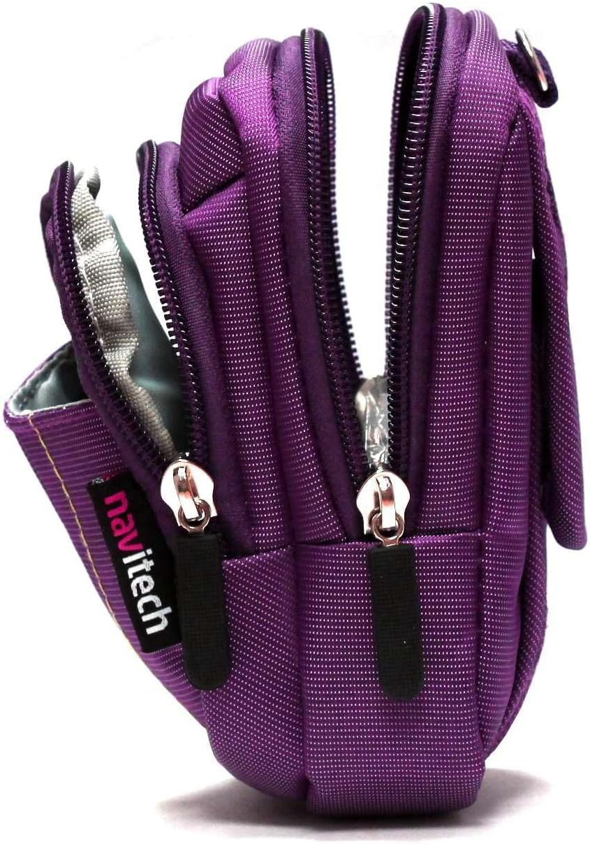 Navitech Purple Compact Camera Case Compatible with SMARTKLIK FHD 1080P 44MP Digital Camera-2