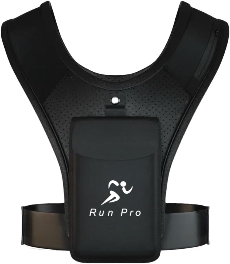 Run Pro Running Vest | Phone Holder | Key Holder | Reflective Running Vest | Adjustable Waistband | Lightweight | Men and Women | Gym | Workout Gear | Sports and Outdoors-1