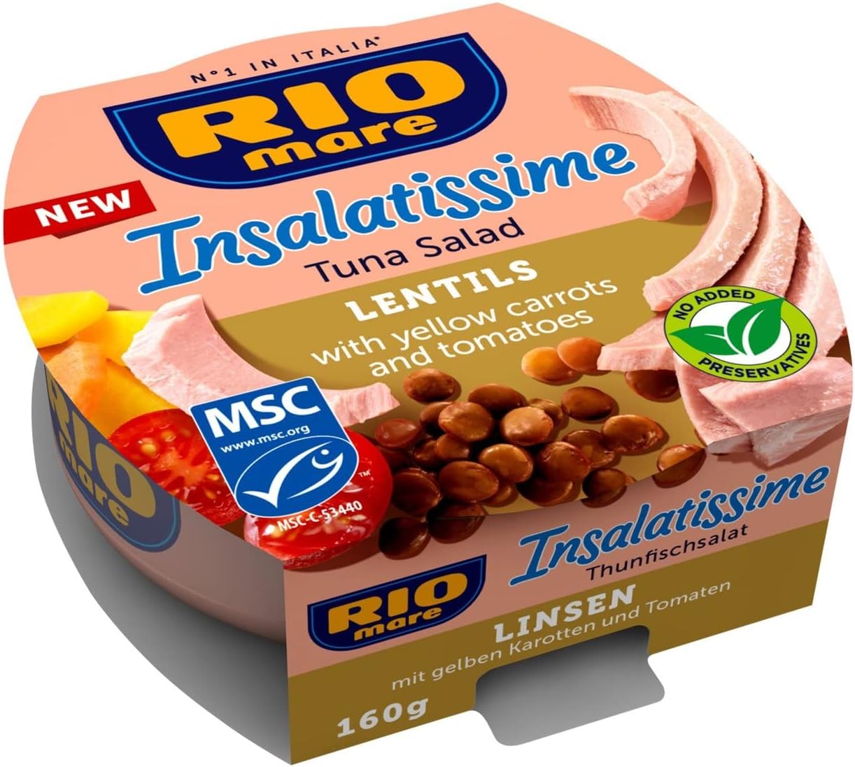 Rio Mare INSALATISSIME SALADS Variety Pack | Pick N Mix favourite flavours | Italy’s most popular tuna | 160g Each | Pack of 3-1