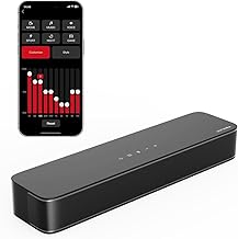 ULTIMEA 2.1ch Sound Bar for TV, Built-in Subwoofer, APP Control, Peak Power 120W, All-in-one PC Soundbar for Game, Bluetooth 5.3 TV Sound Bar Speakers, OPT/AUX/Wall Mount, Solo B30 Pro