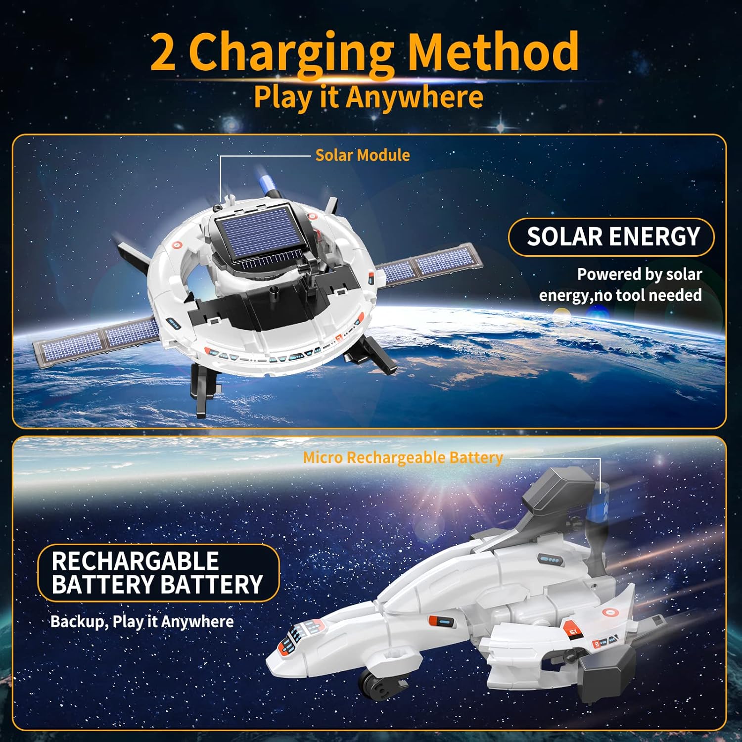 STEM Projects for Kids Ages 8-12, Science Kits for Boys 8-14, 6-in-1 Solar Robot Space Toys Building Science Kits Gifts for 7 8 9 10 11 12 13 Year Old Boys Girls Teen-2