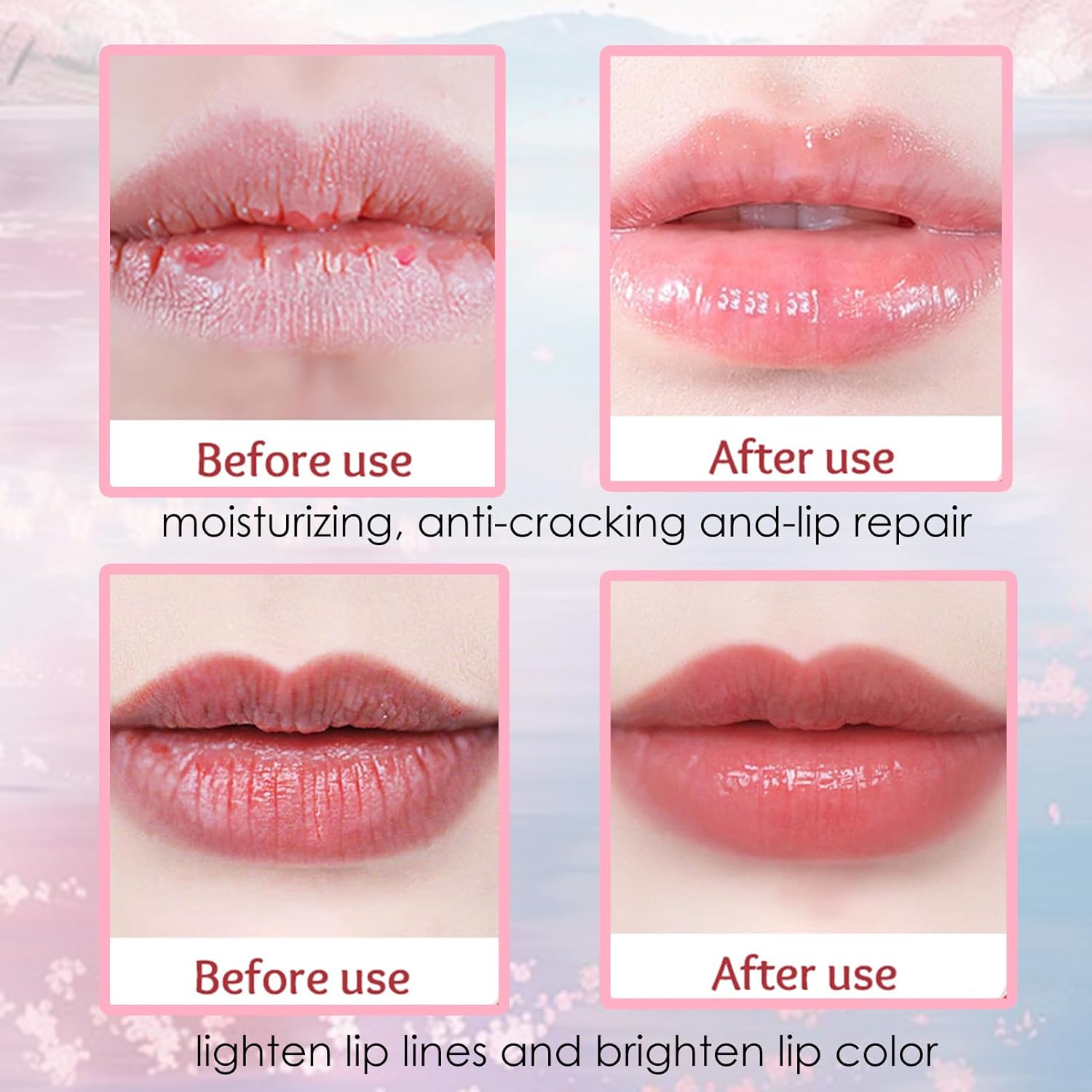 Lip balm Set, 8 Packs Lip Balm Multipack Long Lasting Lips Moisturizer Intensive Lip Repair Treatment for Cracked, Dry and Chapped Lips Day Night Lip Care (8Pcs (Colorful Package))-2