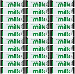 Milk Sachet Bundle - 50 x Semi Skimmed UHT Milk Sticks Sachets - WoodzyCo Exclusive