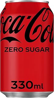 Coke Zero No Sugar Cola Cans 330ml Choose 24, 48 or 72 Cans (24 Cans)