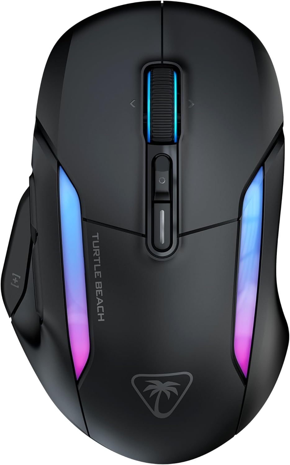 TURTLE BEACH Kone II Air – Wireless Ergonomic RGB Gaming Mouse, 350-Hr Battery, 26K DPI Optical Sensor, 100M Click Optical Switches, 21 Customizable Inputs, 4D Free-Spin Scroll Wheel – Ash Black-0