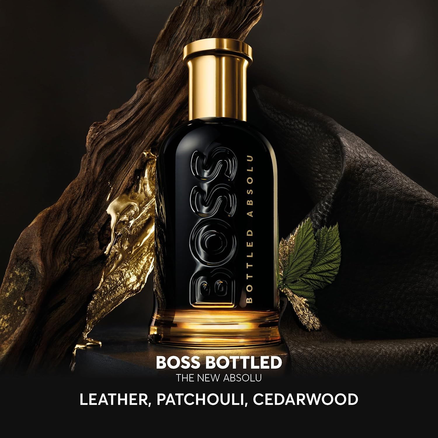 BOSS Bottled Absolu Parfum Intense, Men's Perfume, Woody and Leathery Aroma, Highly Concentrated Fragrance-1