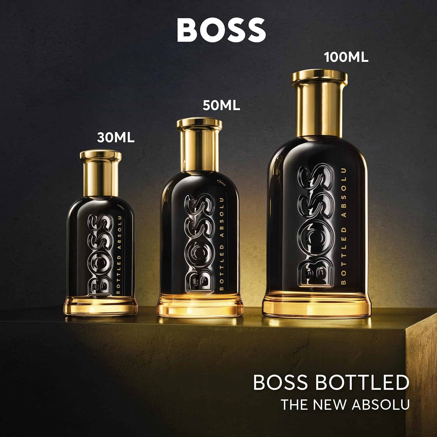 BOSS Bottled Absolu Parfum Intense, Men's Perfume, Woody and Leathery Aroma, Highly Concentrated Fragrance-4