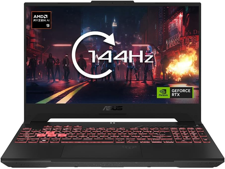 ASUS TUF Gaming FA507NUR 15.6" Full HD 144Hz Gaming Laptop (AMD Ryzen 7-7435H, NVIDIA GeForce RTX 4050, 16GB RAM, 512GB SSD, Windows 11 Home)-0