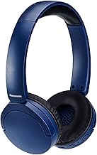 Panasonic RB-HF630BE-A Street Wireless Headphones, Over-Ear, Built-in Mic, Bluetooth 5.3, Multipoint, Swivel Design, Up To 72 Hours Playtime, USB-C, Blue