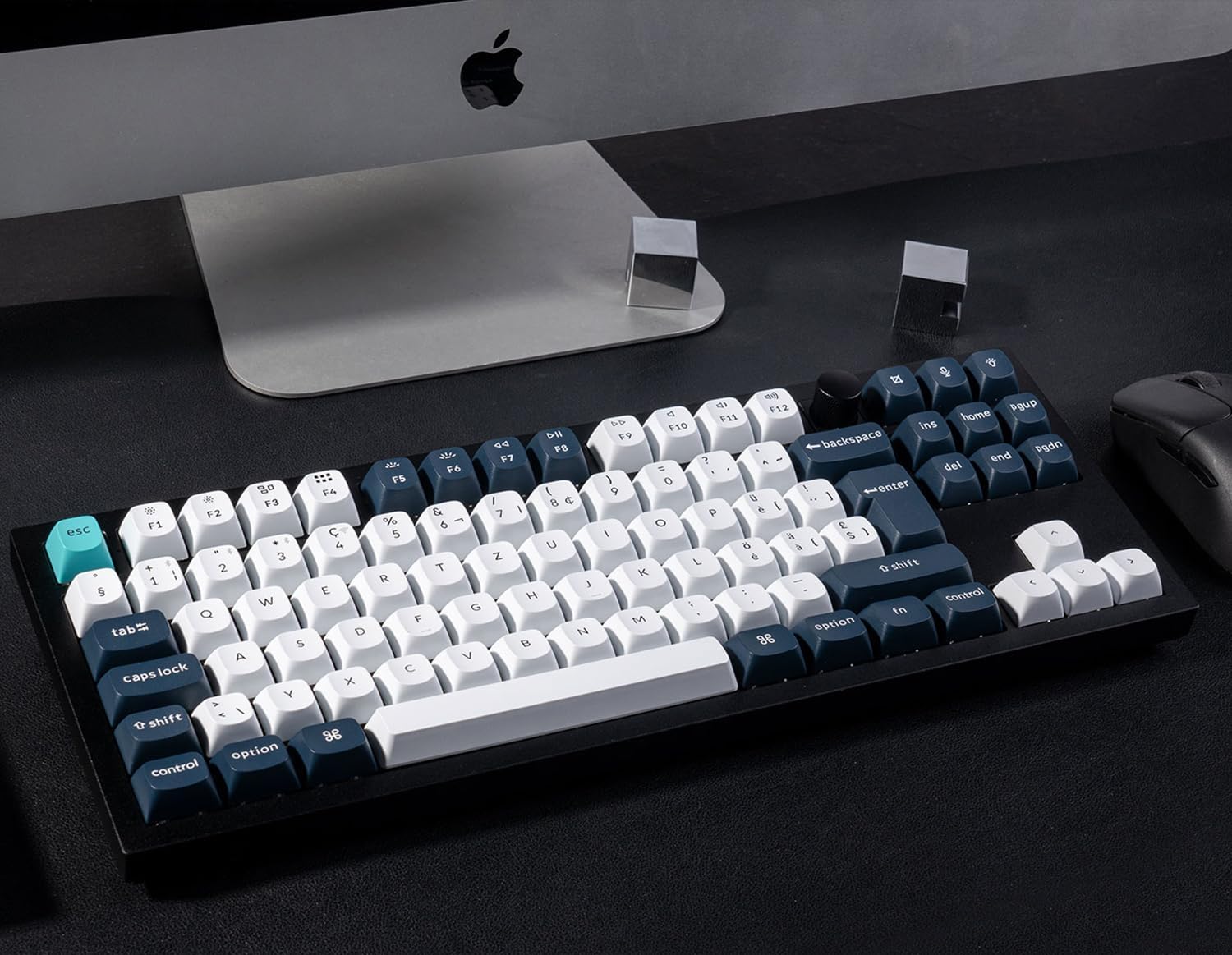 Keychron Q3 Max Wireless Custom Mechanical Keyboard, Full Aluminum Programmable Knob 2.4 GHz Bluetooth TKL Layout RGB with Hot-swappable Gateron Jupiter Brown Switch for Mac Windows Linux - UK Layout-1