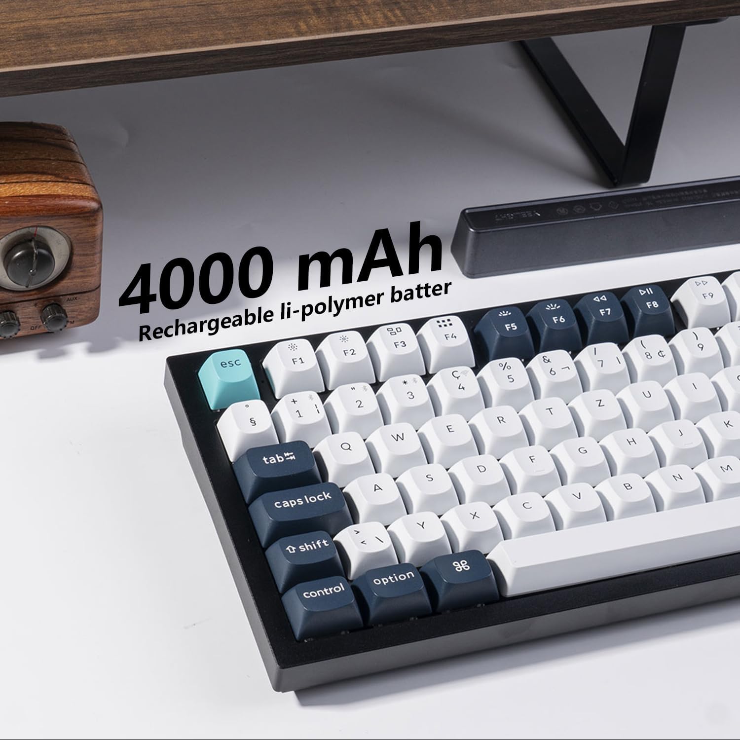 Keychron Q3 Max Wireless Custom Mechanical Keyboard, Full Aluminum Programmable Knob 2.4 GHz Bluetooth TKL Layout RGB with Hot-swappable Gateron Jupiter Brown Switch for Mac Windows Linux - UK Layout-7