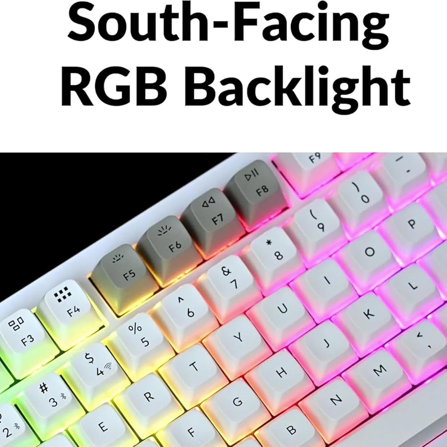 Keychron Q1 Max QMK/VIA Custom Mechanical Keyboard, Full Metal Programmable Knob 2.4 GHz/Bluetooth/Wired Keyboard with RGB Hot-Swappable Gateron Jupiter Banana Switch for Mac Win Linux - UK Layout-5