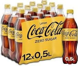 Coke Zero Sugar New Refreshing Lemon 500ml Bottles (36 Bottles x 500ml)