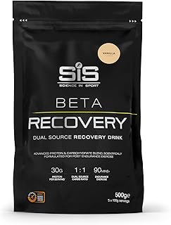 Science in Sport BETA Recovery Dual Source Recovery Drink | Vanilla Protein Powder - Advanced Carbohydrate & Whey Protein Blend for Post-Endurance Exercise | 30g Protein per Serving, 500g