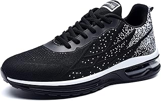 RomenSi Mens Air Trainers Running Shoes Athletic Tennis Fashion Sneakers Breathable Sports Gym Fitness Walking Casual Shoes