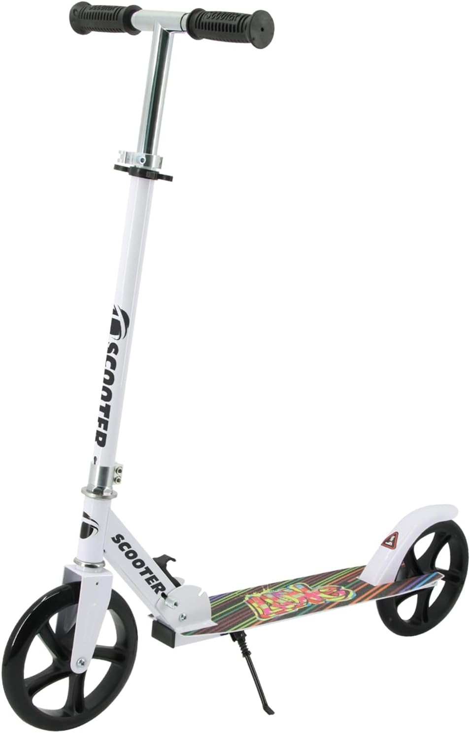 Hyiatyo Lightwight Scooters for Kids Ages 8-12, 2 Wheels Folding Commute Scooter for Adults, 200mm Big Wheels Height Adjust Teenagers Scooters-4