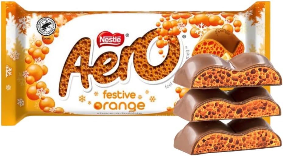 Chocolate Bar Bundle - 1 x Aero Mint, Orange, Chocolate & Choco Hazelnut (90g, 450g total)-3