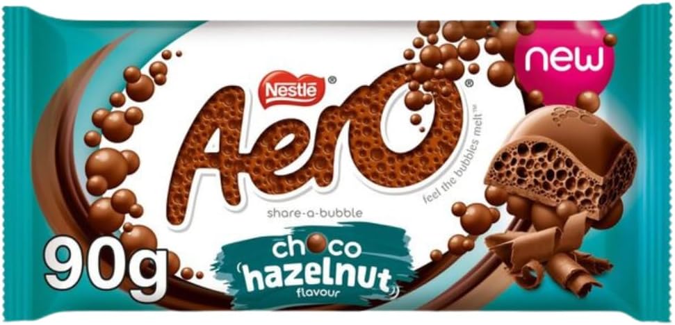 Chocolate Bar Bundle - 1 x Aero Mint, Orange, Chocolate & Choco Hazelnut (90g, 450g total)-5